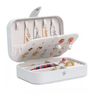 PU Leather Solid Jewelry Storage Box