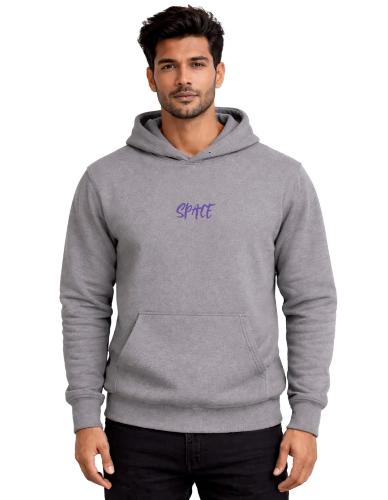 Space Polycotton Hoodie Without Zipper 300 GSM